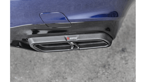 Akrapovič Tail pipe set (Carbon) - Matte