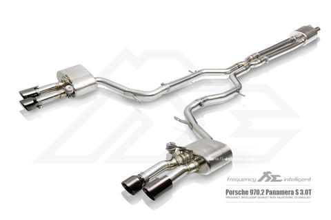 Fi Exhaust for Porsche 970.2 Panamera S 3.0T (Quad Tips)