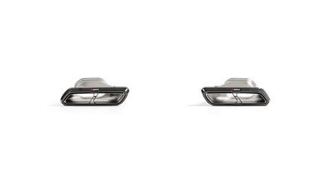 Akrapovič Tail pipe set (Carbon) - High Gloss